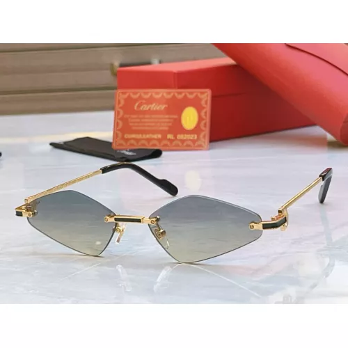 Cartier AAA Quality Sunglassess #1366910 $68.00 USD, Wholesale Replica Cartier AAA Quality Sunglassess
