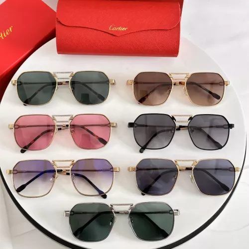 Replica Cartier AAA Quality Sunglassess #1366939 $45.00 USD for Wholesale