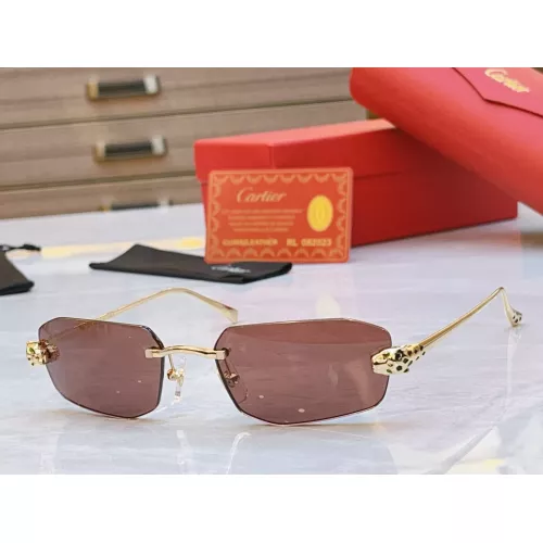 Cartier AAA Quality Sunglassess #1366964 $64.00 USD, Wholesale Replica Cartier AAA Quality Sunglassess