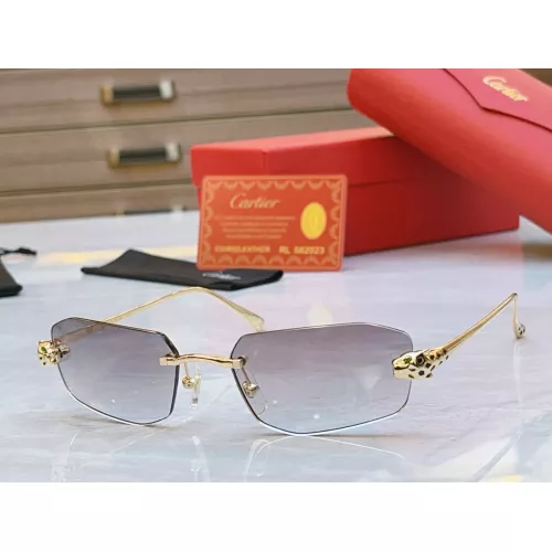 Cartier AAA Quality Sunglassess #1366966 $64.00 USD, Wholesale Replica Cartier AAA Quality Sunglassess