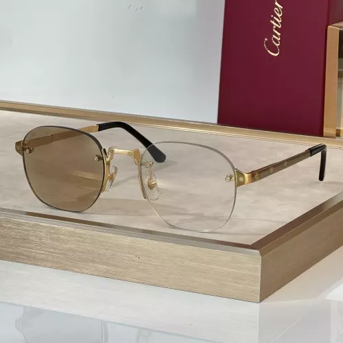 Cartier AAA Quality Sunglassess #1366977 $80.00 USD, Wholesale Replica Cartier AAA Quality Sunglassess