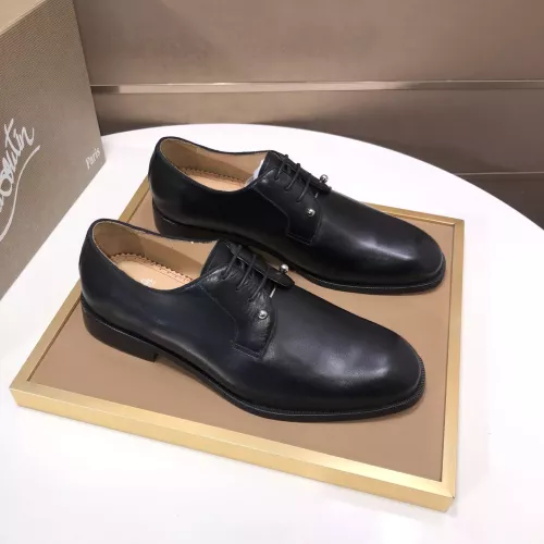 Replica Christian Louboutin Leather Shoes For Men #1367033 $112.00 USD for Wholesale