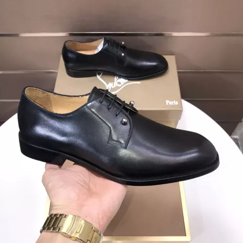 Replica Christian Louboutin Leather Shoes For Men #1367033 $112.00 USD for Wholesale