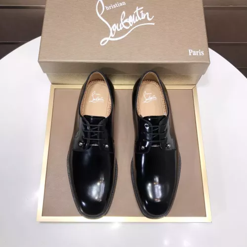 Replica Christian Louboutin Leather Shoes For Men #1367034 $112.00 USD for Wholesale