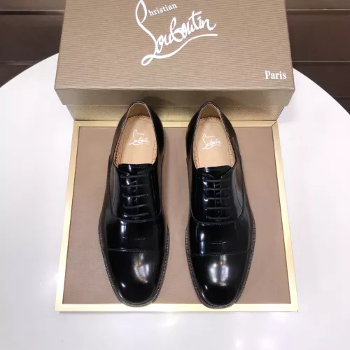Replica Christian Louboutin Leather Shoes For Men #1367038 $112.00 USD for Wholesale