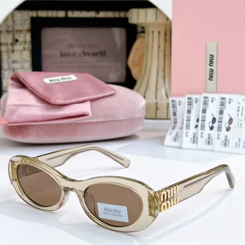 MIU MIU AAA Quality Sunglasses #1367095 $64.00 USD, Wholesale Replica MIU MIU AAA Sunglasses