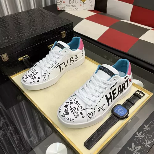 Replica Dolce & Gabbana D&G Casual Shoes For Women #1367118 $88.00 USD for Wholesale