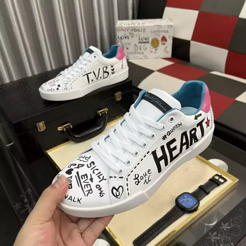 Replica Dolce & Gabbana D&G Casual Shoes For Women #1367118 $88.00 USD for Wholesale