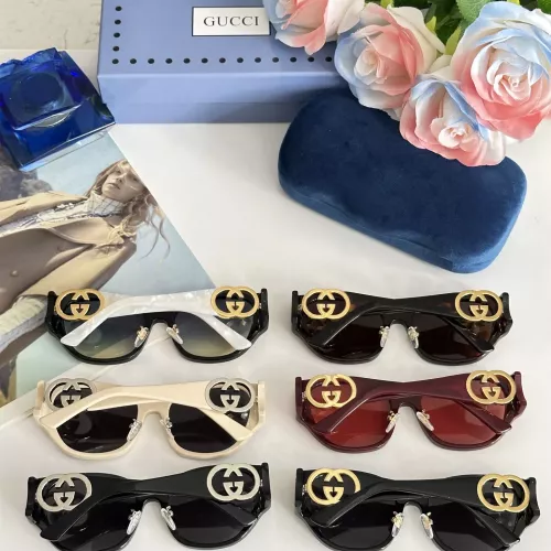 Replica Gucci AAA Quality Sunglasses #1367175 $60.00 USD for Wholesale