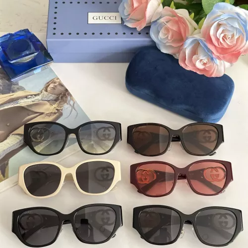 Replica Gucci AAA Quality Sunglasses #1367178 $60.00 USD for Wholesale