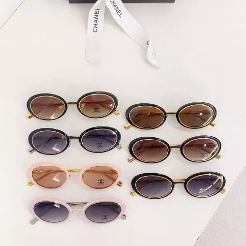 Replica Chanel AAA Quality Sunglasses #1367202 $60.00 USD for Wholesale