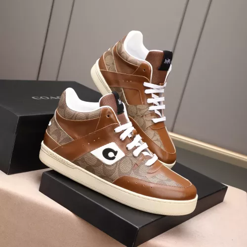 Replica Coach High Tops Shoes For Men #1367260 $85.00 USD for Wholesale