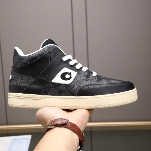 Replica Coach High Tops Shoes For Men #1367261 $85.00 USD for Wholesale
