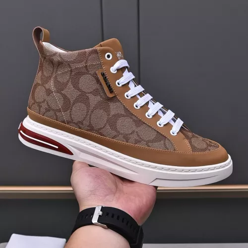 Replica Coach High Tops Shoes For Men #1367262 $85.00 USD for Wholesale