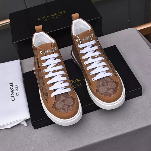 Replica Coach High Tops Shoes For Men #1367262 $85.00 USD for Wholesale
