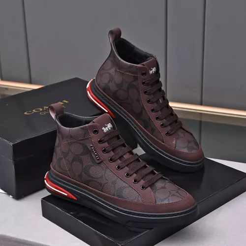 Replica Coach High Tops Shoes For Men #1367263 $85.00 USD for Wholesale