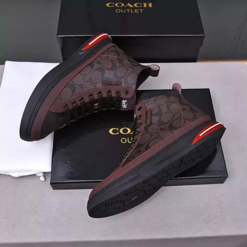 Replica Coach High Tops Shoes For Men #1367263 $85.00 USD for Wholesale