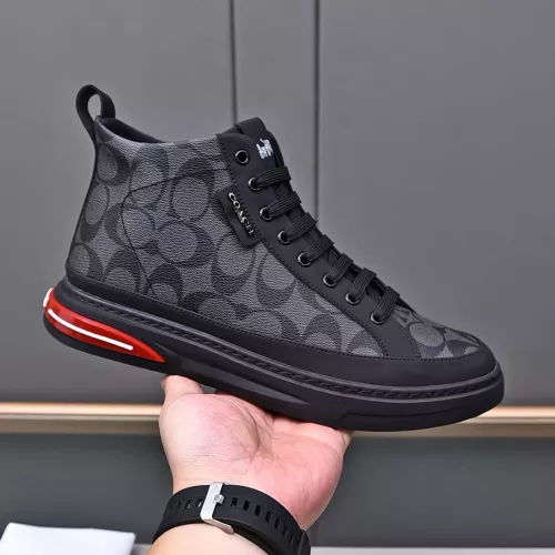 Replica Coach High Tops Shoes For Men #1367264 $85.00 USD for Wholesale