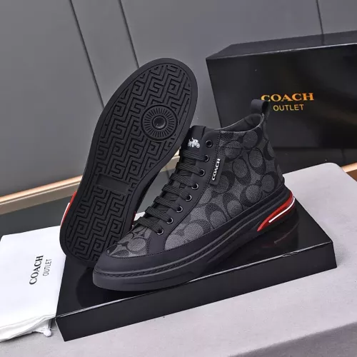 Replica Coach High Tops Shoes For Men #1367264 $85.00 USD for Wholesale