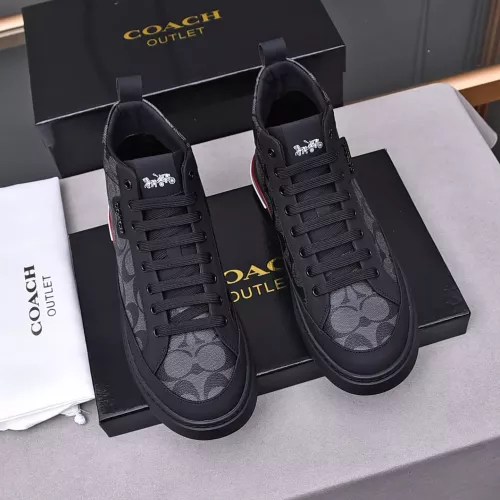Replica Coach High Tops Shoes For Men #1367264 $85.00 USD for Wholesale