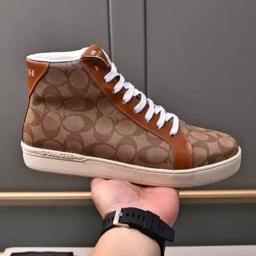 Replica Coach High Tops Shoes For Men #1367265 $88.00 USD for Wholesale