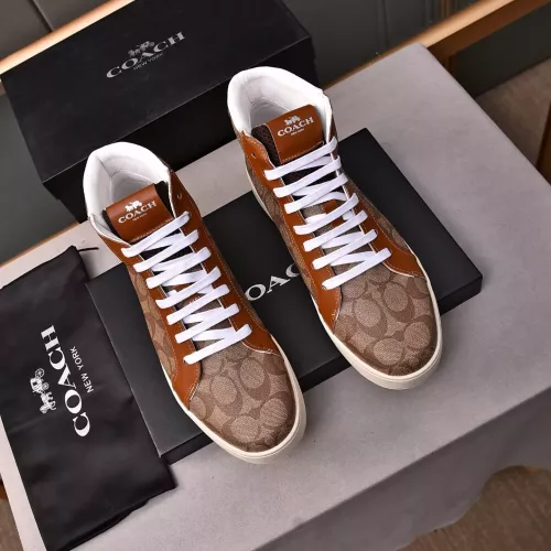Replica Coach High Tops Shoes For Men #1367265 $88.00 USD for Wholesale