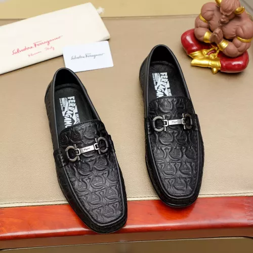 Salvatore Ferragamo Leather Shoes For Men #1367298 $72.00 USD, Wholesale Replica Salvatore Ferragamo Leather Shoes