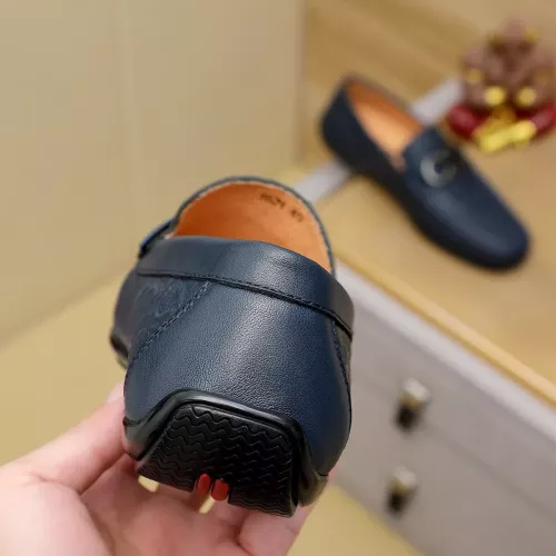 Replica Salvatore Ferragamo Leather Shoes For Men #1367299 $72.00 USD for Wholesale