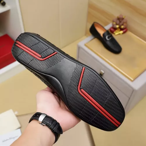 Replica Salvatore Ferragamo Leather Shoes For Men #1367300 $72.00 USD for Wholesale