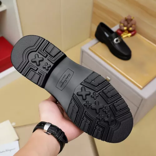 Replica Salvatore Ferragamo Leather Shoes For Men #1367301 $96.00 USD for Wholesale