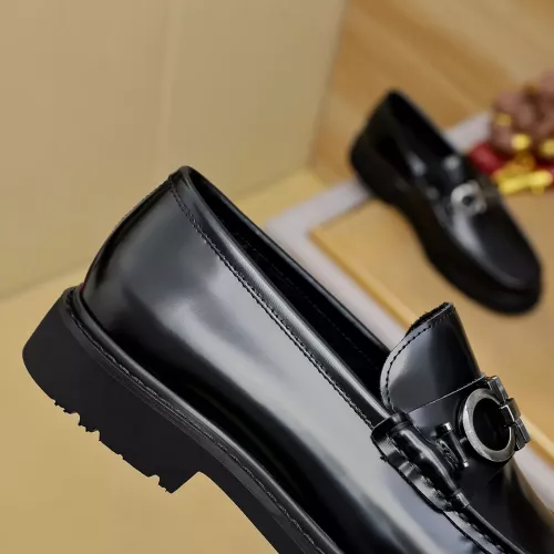 Replica Salvatore Ferragamo Leather Shoes For Men #1367302 $96.00 USD for Wholesale
