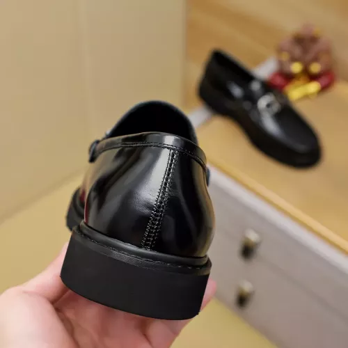 Replica Salvatore Ferragamo Leather Shoes For Men #1367302 $96.00 USD for Wholesale