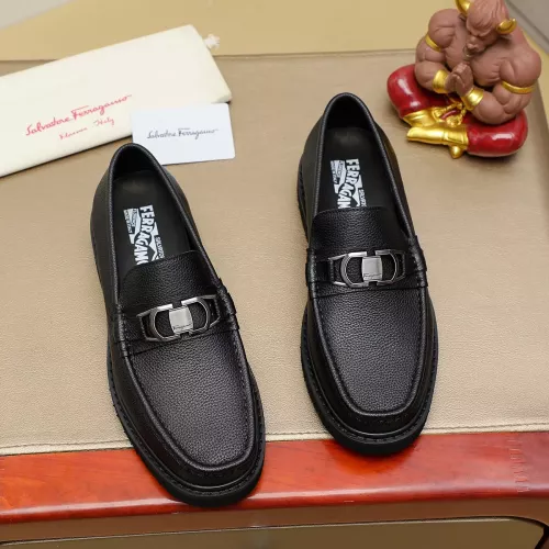 Salvatore Ferragamo Leather Shoes For Men #1367303 $96.00 USD, Wholesale Replica Salvatore Ferragamo Leather Shoes