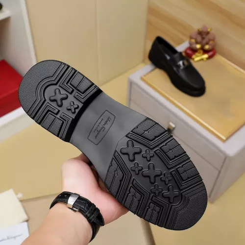 Replica Salvatore Ferragamo Leather Shoes For Men #1367303 $96.00 USD for Wholesale