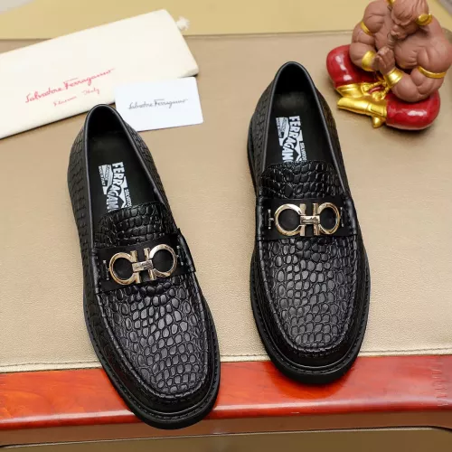 Salvatore Ferragamo Leather Shoes For Men #1367304 $96.00 USD, Wholesale Replica Salvatore Ferragamo Leather Shoes
