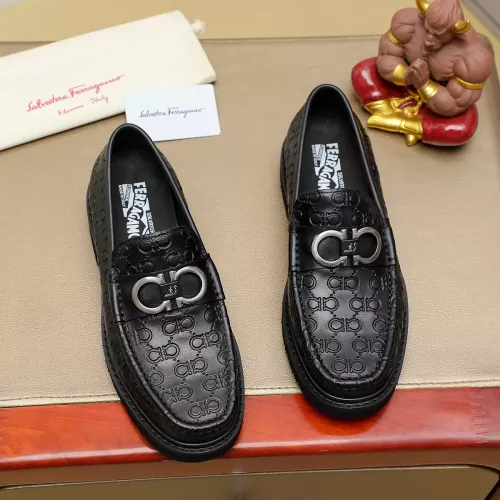 Salvatore Ferragamo Leather Shoes For Men #1367305 $96.00 USD, Wholesale Replica Salvatore Ferragamo Leather Shoes