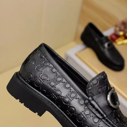Replica Salvatore Ferragamo Leather Shoes For Men #1367305 $96.00 USD for Wholesale