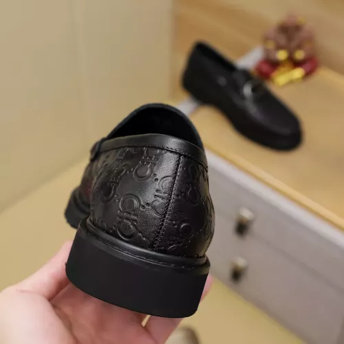 Replica Salvatore Ferragamo Leather Shoes For Men #1367305 $96.00 USD for Wholesale