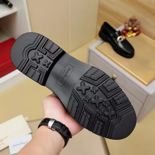 Replica Salvatore Ferragamo Leather Shoes For Men #1367307 $96.00 USD for Wholesale