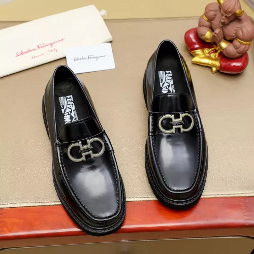 Salvatore Ferragamo Leather Shoes For Men #1367308 $96.00 USD, Wholesale Replica Salvatore Ferragamo Leather Shoes