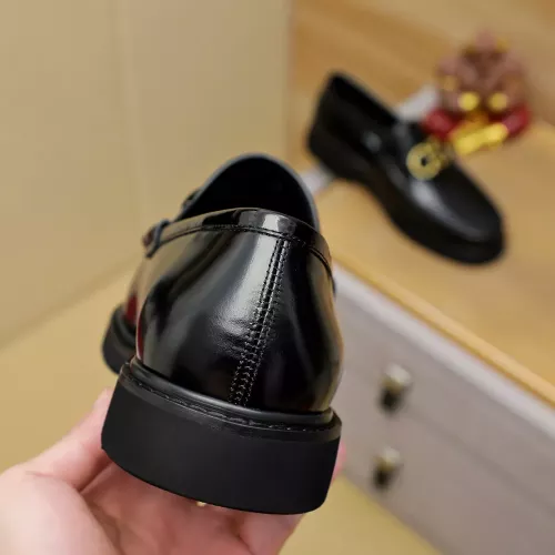 Replica Salvatore Ferragamo Leather Shoes For Men #1367308 $96.00 USD for Wholesale