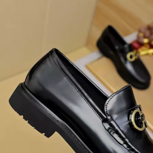 Replica Salvatore Ferragamo Leather Shoes For Men #1367308 $96.00 USD for Wholesale