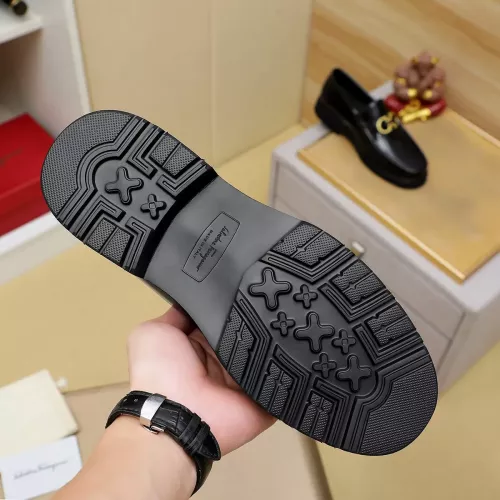 Replica Salvatore Ferragamo Leather Shoes For Men #1367308 $96.00 USD for Wholesale