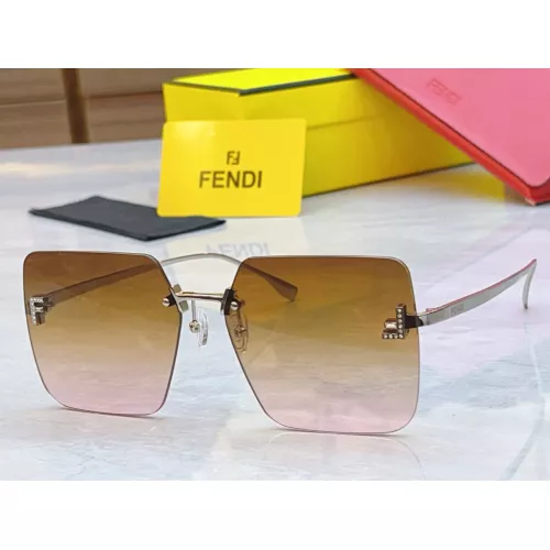 Fendi AAA Quality Sunglasses #1367481 $60.00 USD, Wholesale Replica Fendi AAA Quality Sunglasses