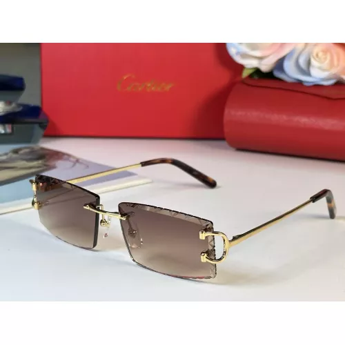 Cartier AAA Quality Sunglassess #1367514 $60.00 USD, Wholesale Replica Cartier AAA Quality Sunglassess