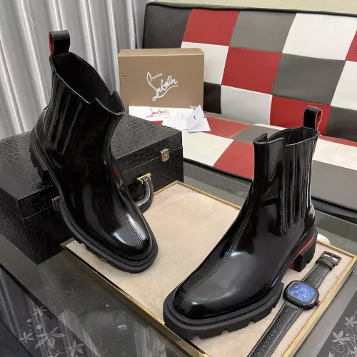 Replica Christian Louboutin Boots For Men #1367541 $155.00 USD for Wholesale