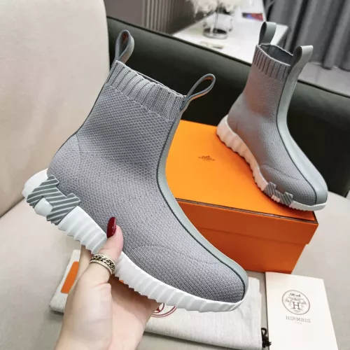 Replica Hermes Boots For Men #1367590 $102.00 USD for Wholesale