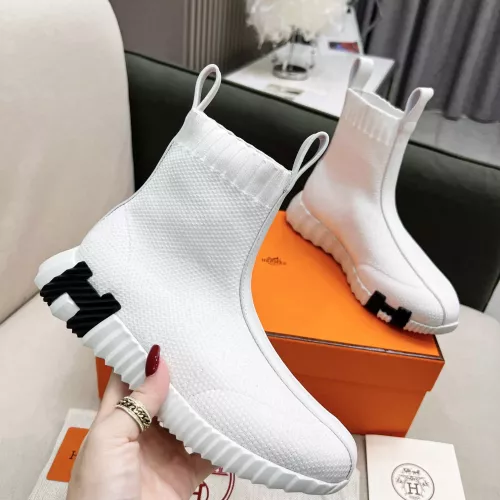 Replica Hermes Boots For Women #1367596 $102.00 USD for Wholesale