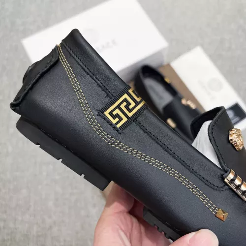 Replica Versace Leather Shoes For Men #1367777 $85.00 USD for Wholesale