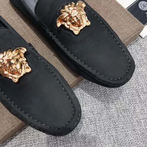 Replica Versace Leather Shoes For Men #1367778 $85.00 USD for Wholesale